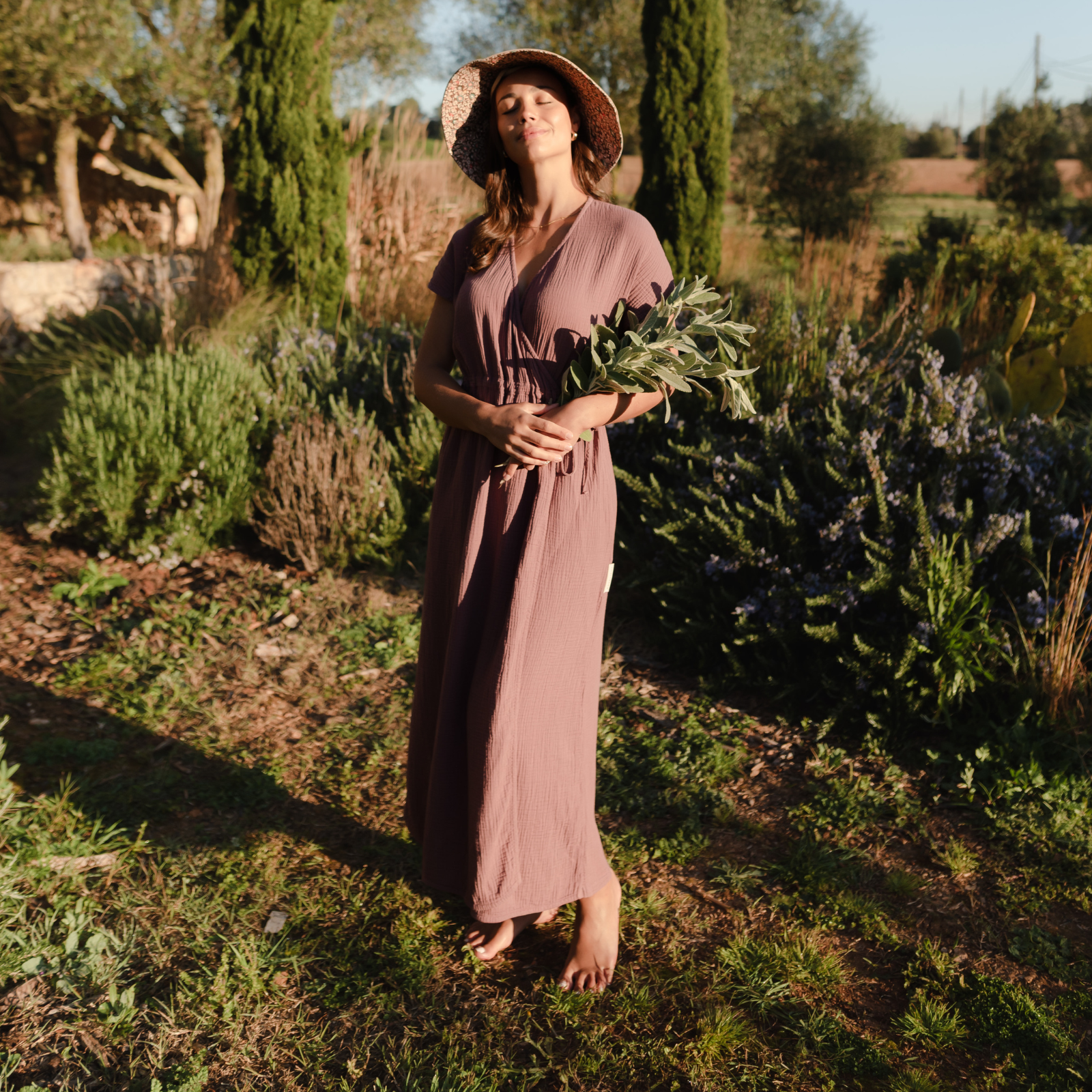 MILVA - Vestido cruzado