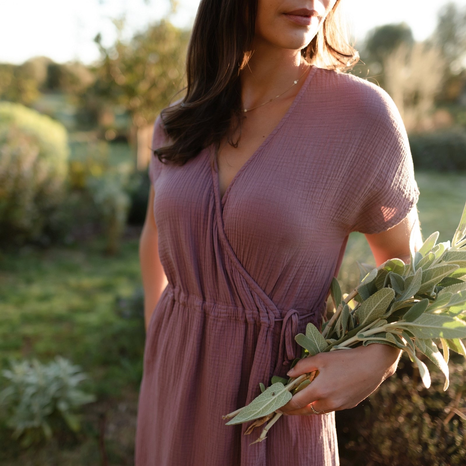 MILVA - Vestido cruzado