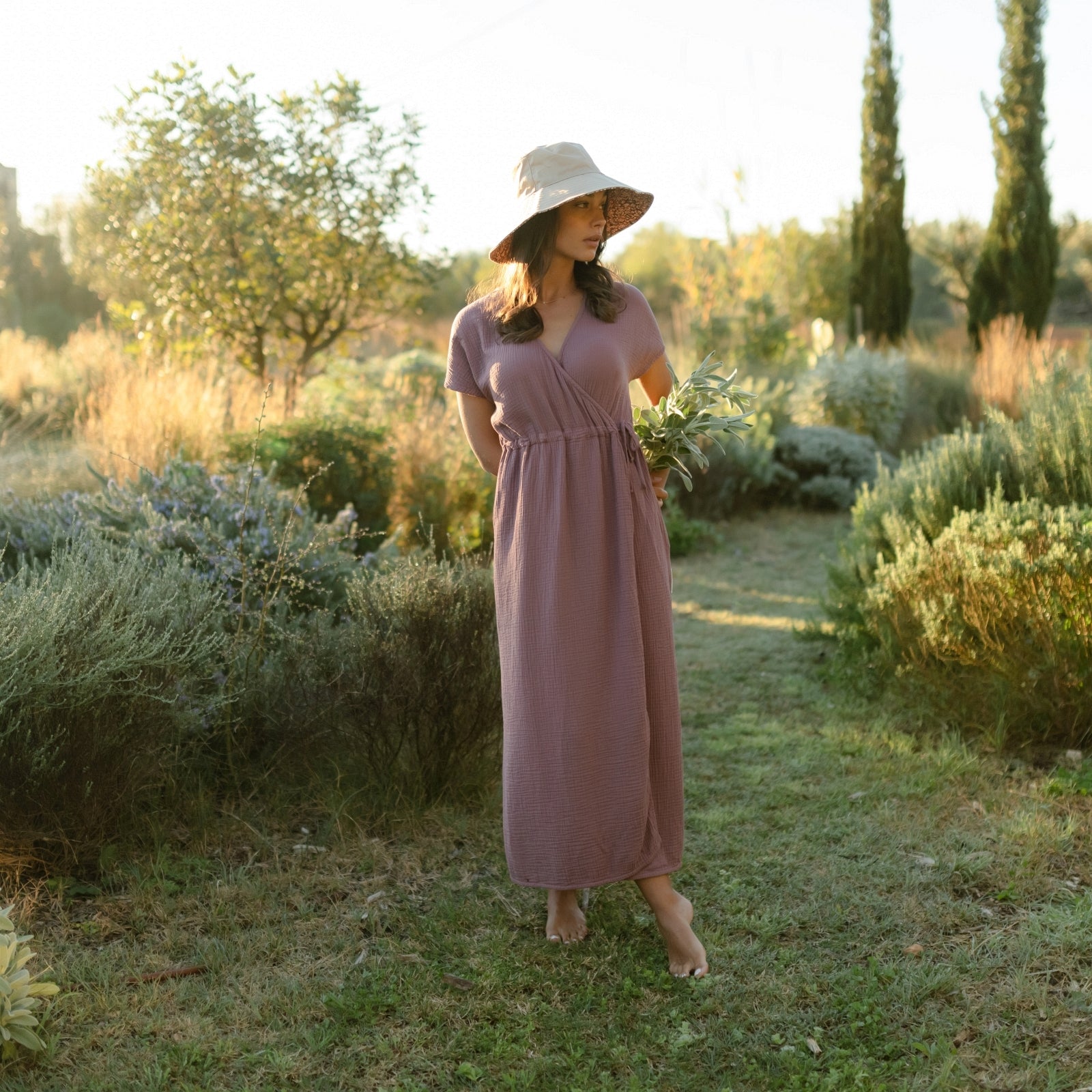 MILVA - Vestido cruzado