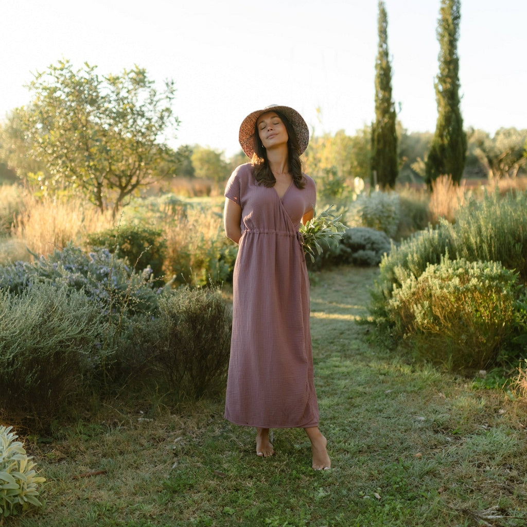 MILVA - Vestido cruzado