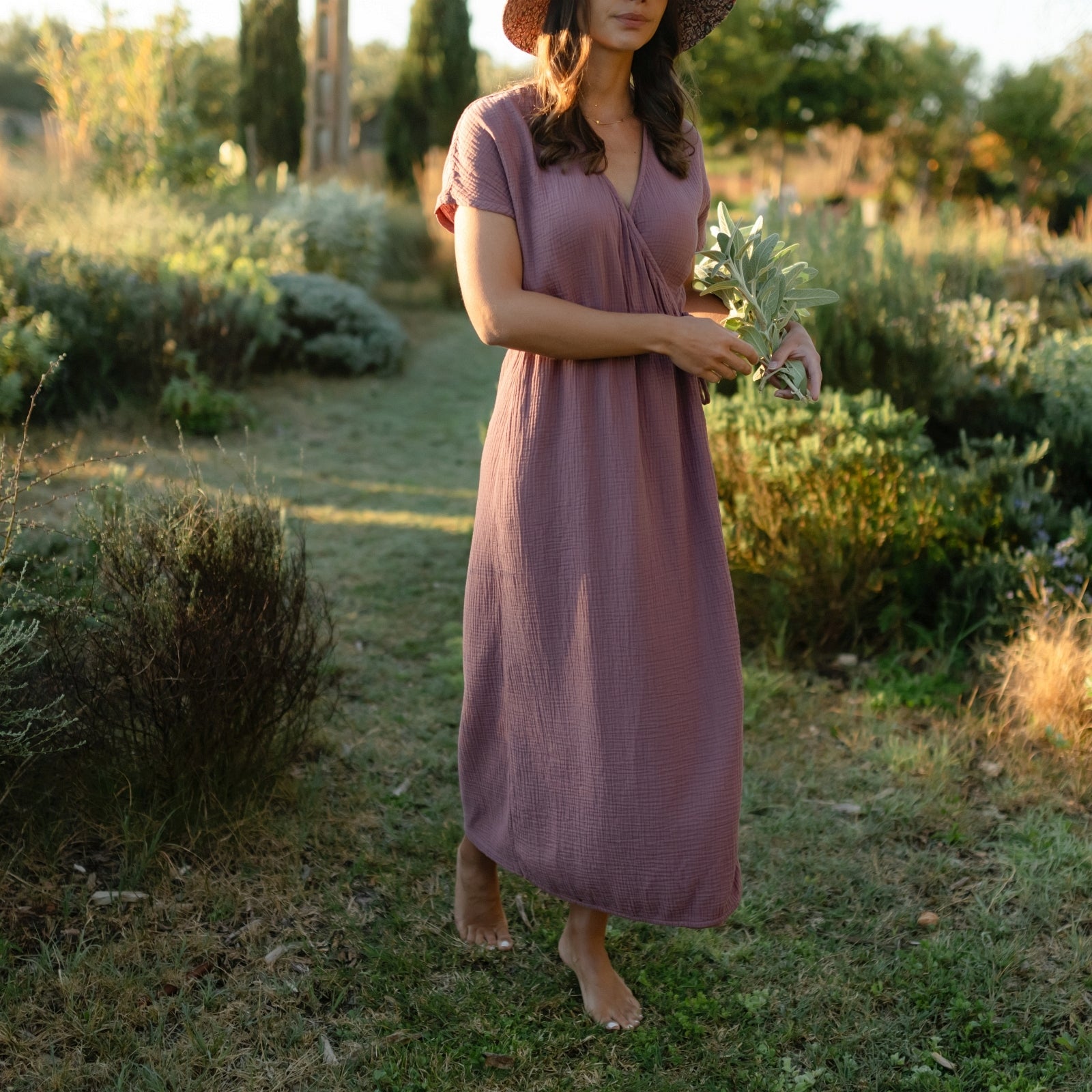 MILVA - Vestido cruzado