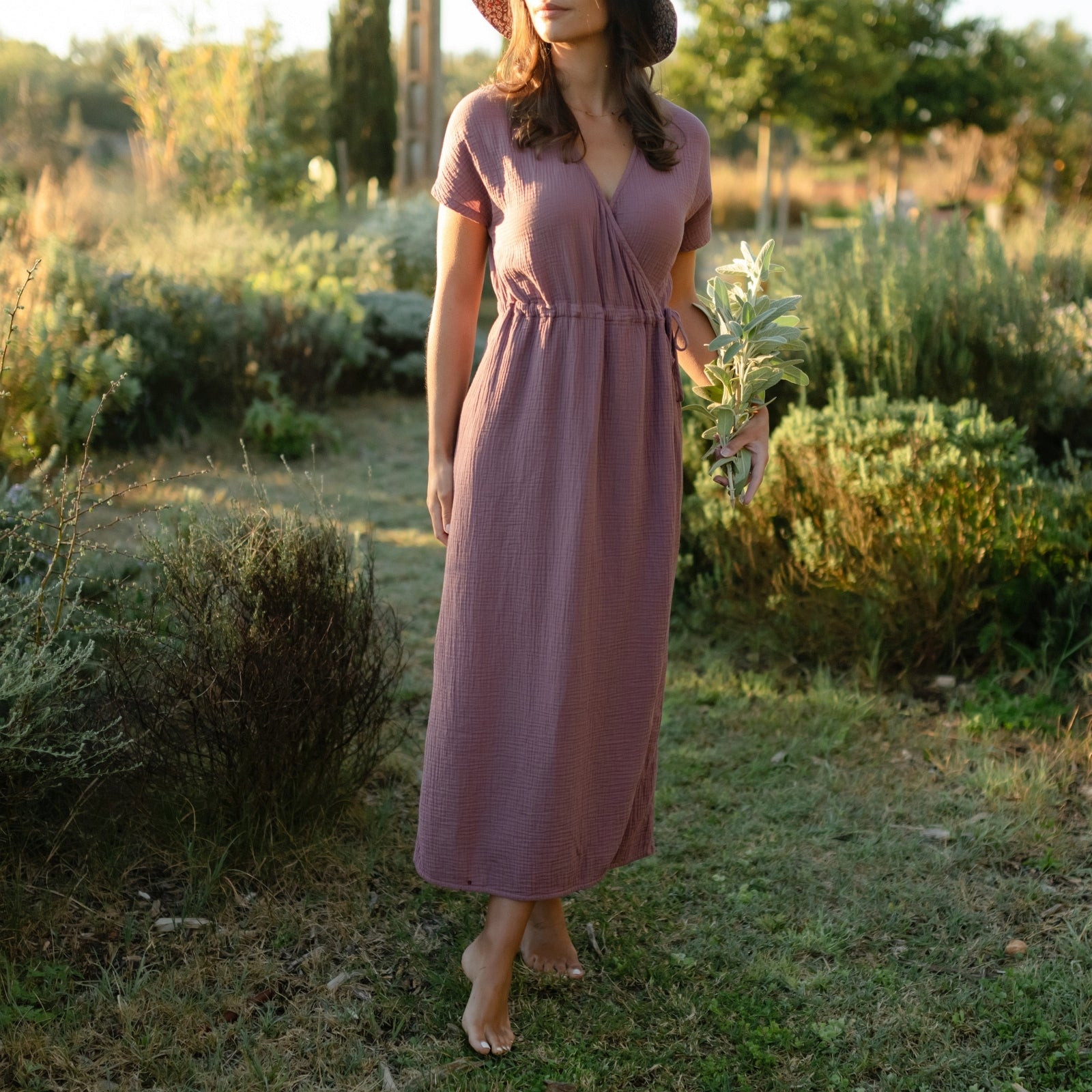 MILVA - Vestido cruzado