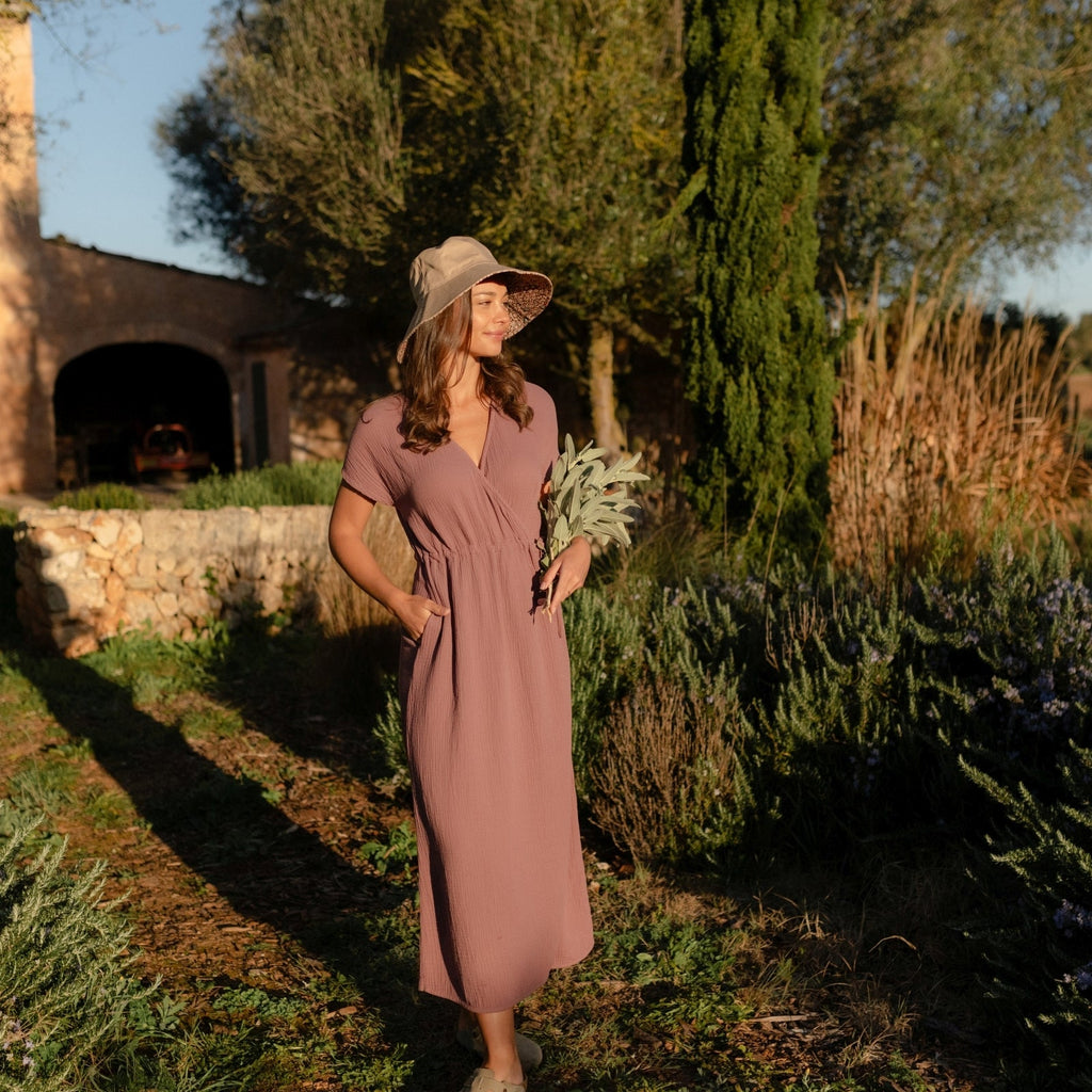MILVA - Vestido cruzado