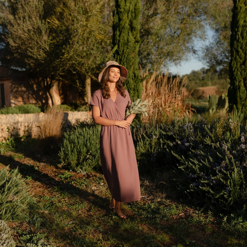 MILVA - Vestido cruzado