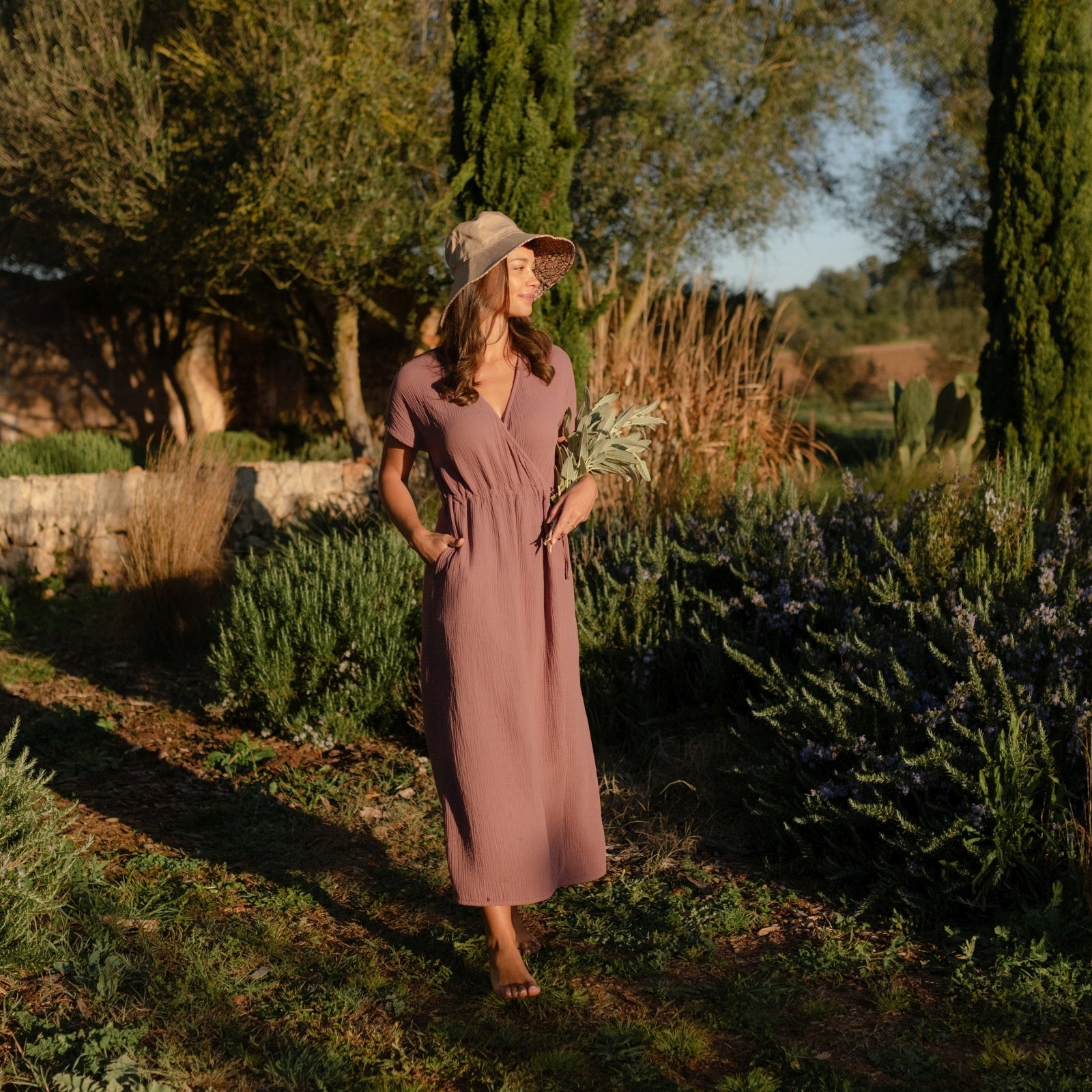 MILVA - Vestido cruzado