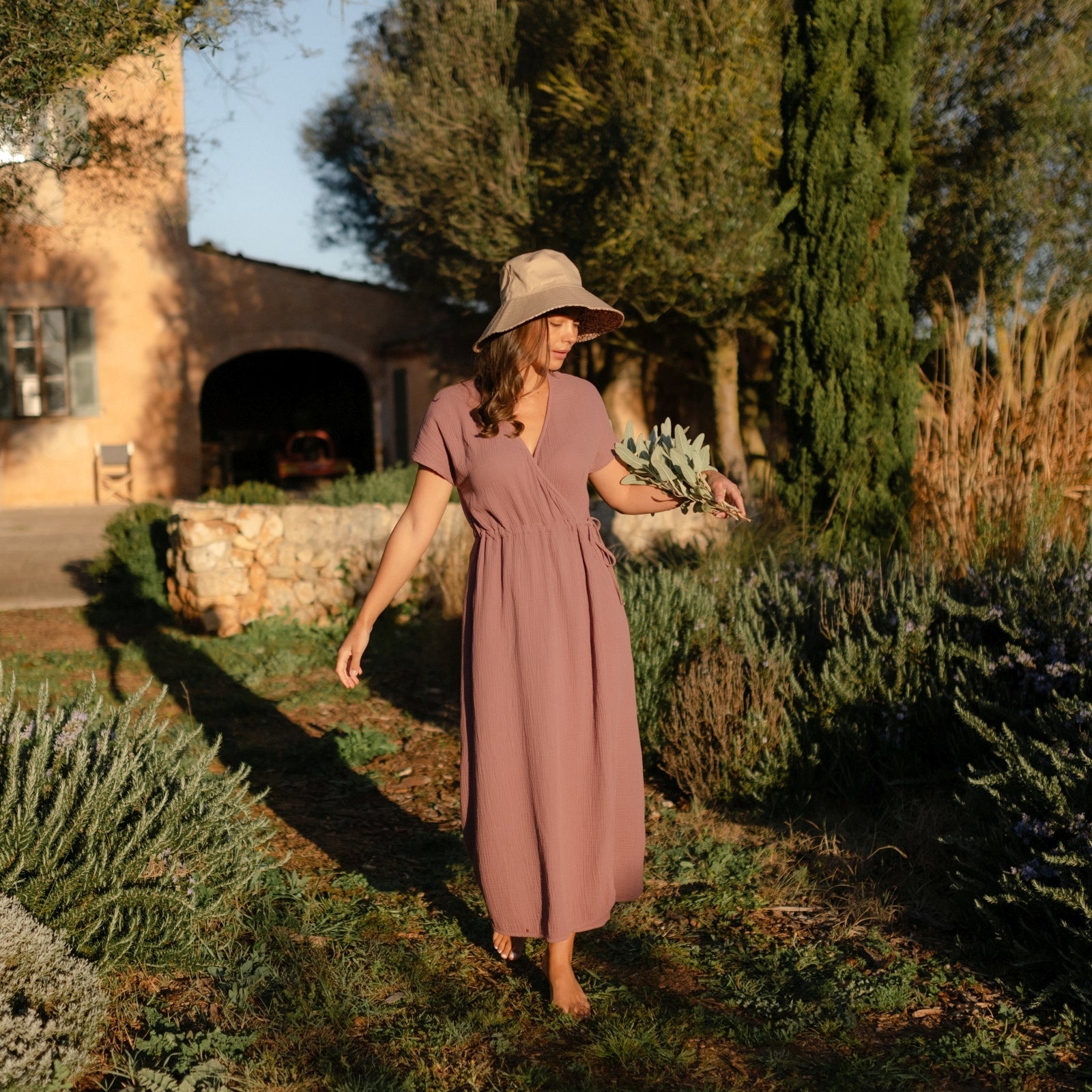 MILVA - Vestido cruzado